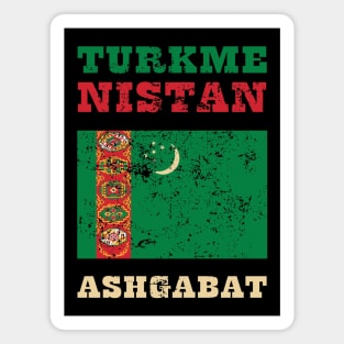 Flag of Turkmenistan Magnet